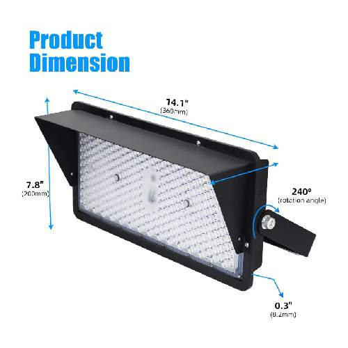 200W LED Basketball Court Lights product Dimension