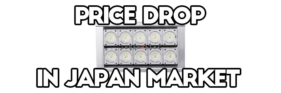 LED lighting price drop in Japan market