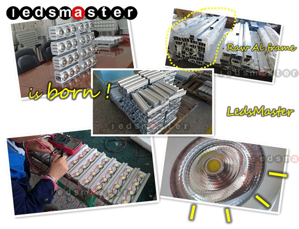 manufacturing process of led lights
