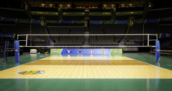 LED volleyball court flood lights