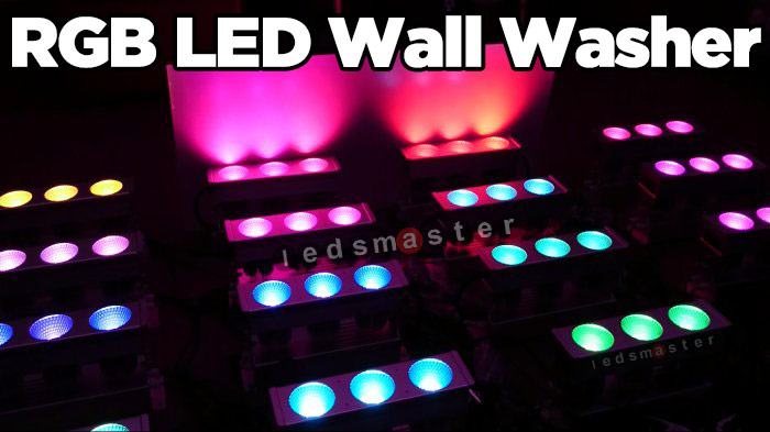 RGB wall washer lights