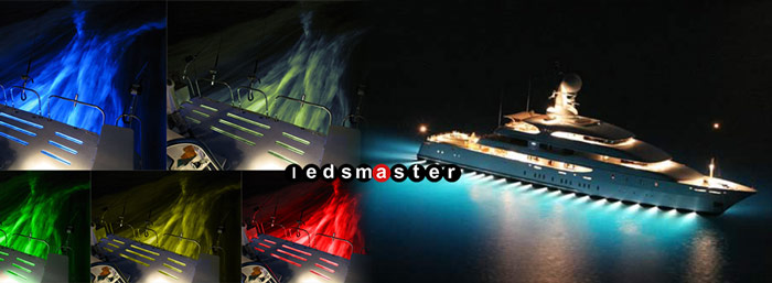 Underwater LED lights for boats