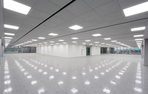 Panel LED Lighting Fixtures in Office