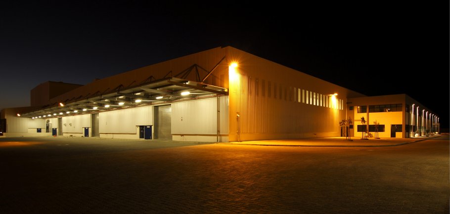 Security flood lights for warehouse and factory