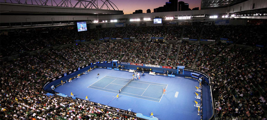 Tennis stadium lighting for Australian Open 2018