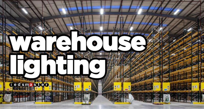 LED replacement for metal halide warehouse lighting