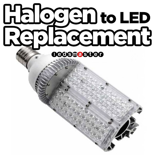 each Thursday Polishing LED Halogen Replacement – Directly Convert the 500 watt Halogen Bulbs