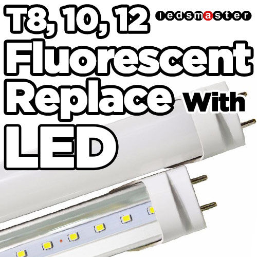 led tube for fluorescent replacement