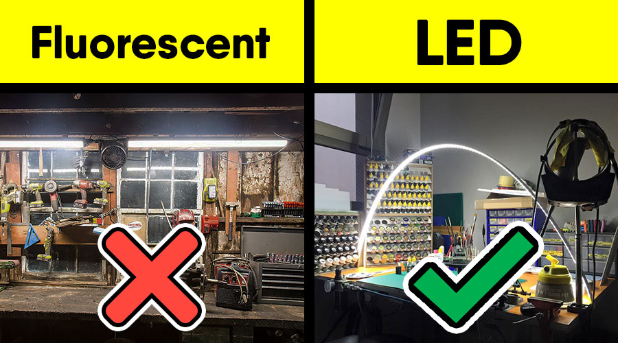 Best alternatives for fluorescent lighting