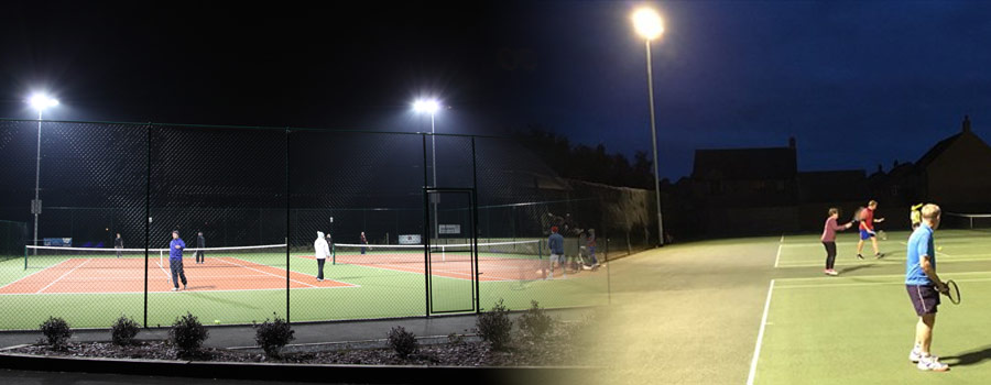 high uniformity and CRI LED tennis court lighting