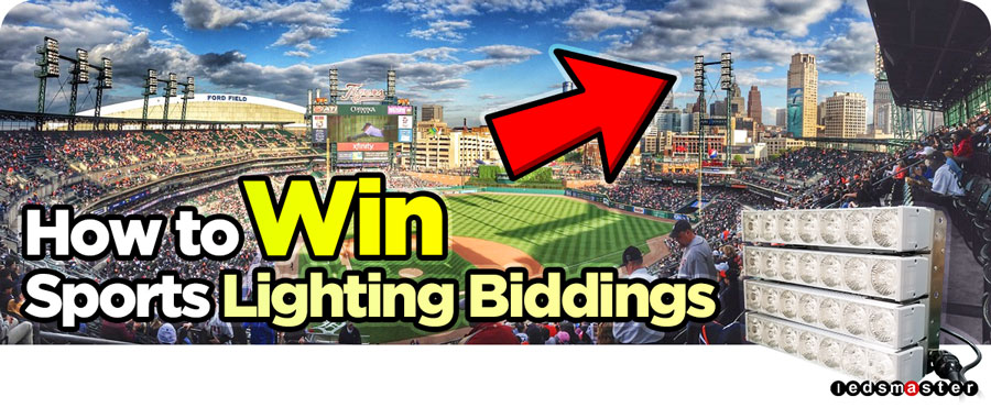 how to win the bids of sports field lighting