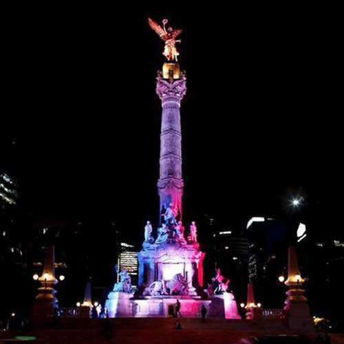 lighting-for-The-Angel-de-la-Independencia-monument