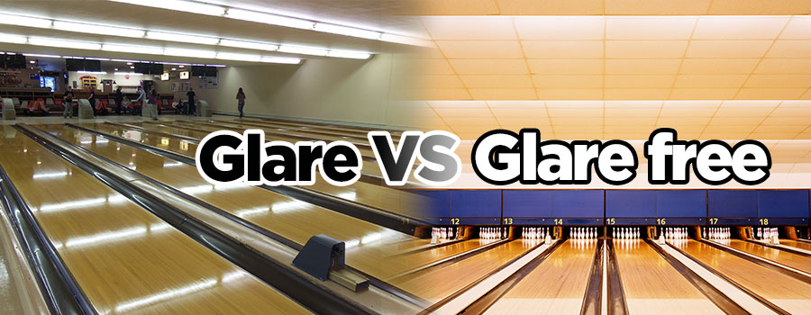 anti-glare bowling lane LED lighting