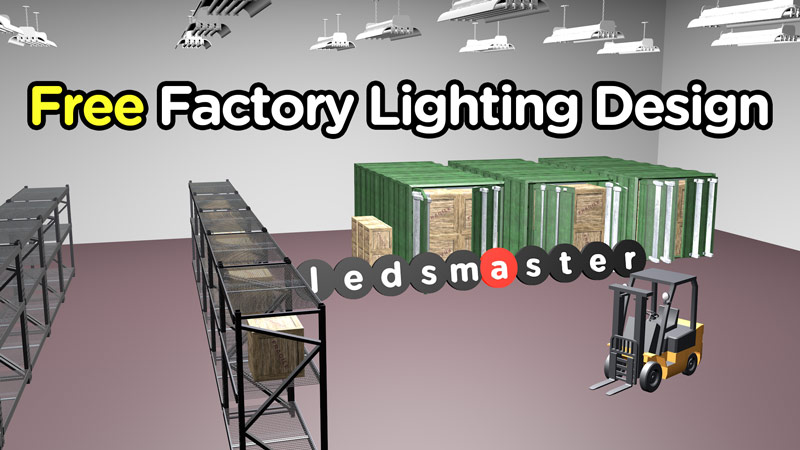 free led factory lighting design