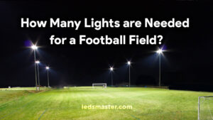 how many lights are needed for football field