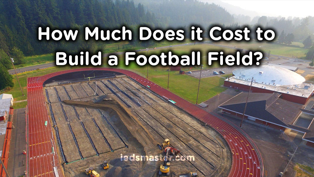 how much does it cost to build football field