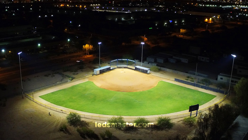 lumens needed for baseball field lights
