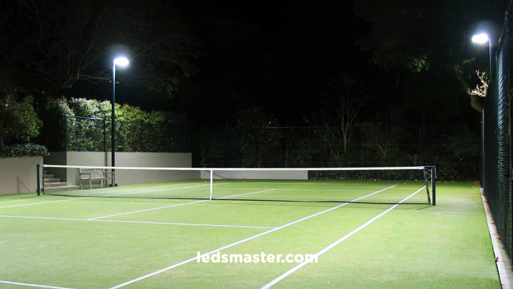 tennis court lighting lumens