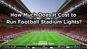 what is the football field lighting running cost