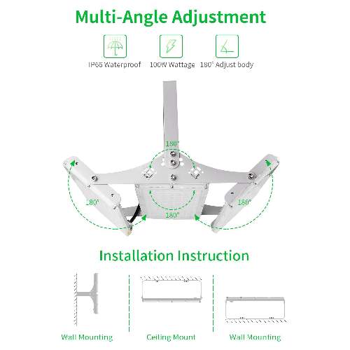 300W Multi-angle Baseball Field Lights