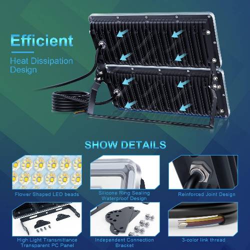 500W LED Stadium Lights efficient
