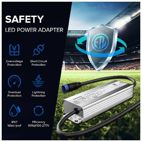 LED Power Adapter for 1000W LED Football Field Lighting