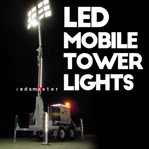 LED lights for mobile tower