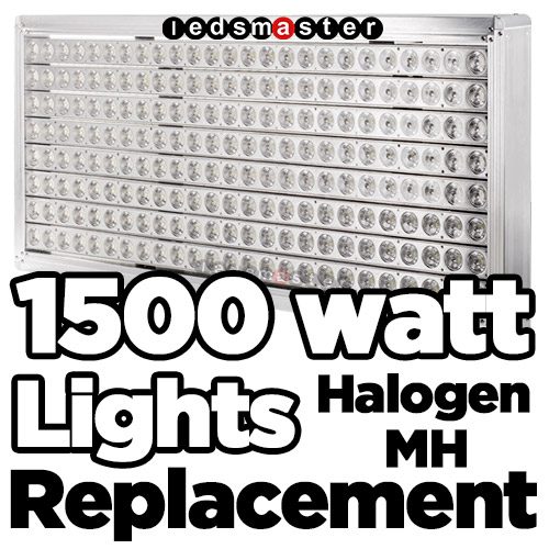 1500W Metal Halide & Halogen Replacement with LED Lamps