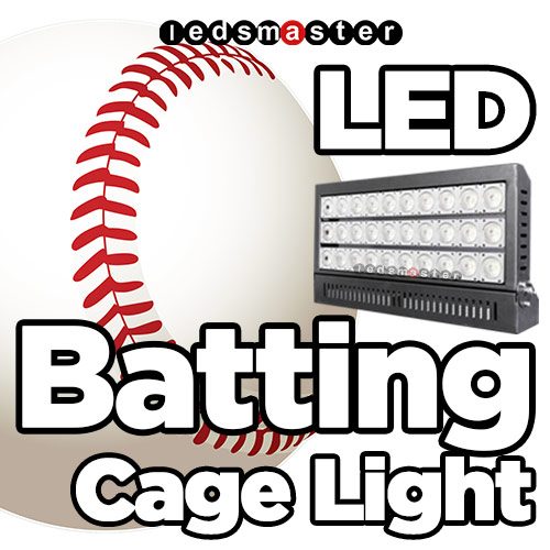 LED batting cage lights