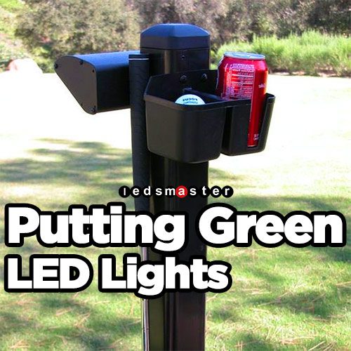 LED putting green lights