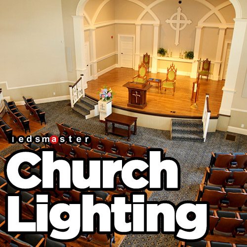 LED church lighting