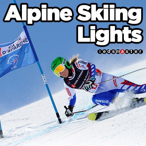 alpine skiing center图片