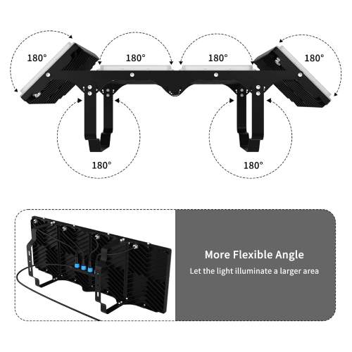 flexible installation for 1000 watts cricket ground lights
